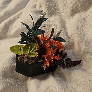 Target DISCONTINUED Coffin Shaped Vase with Fake Plants